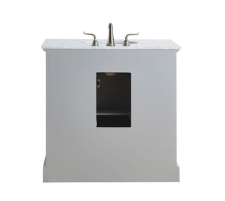 36 In. Single Bathroom Vanity Set In Light Grey