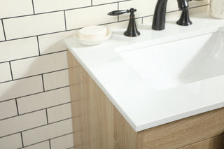 24 inch Single bathroom vanity in mango wood
