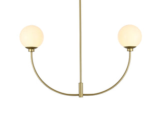 Nyomi 36 inch chandelier in Brass