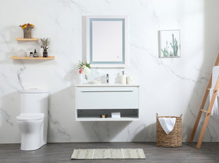 36 inch Single bathroom vanity in white