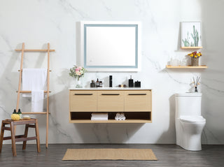 48 inch Single bathroom vanity in maple