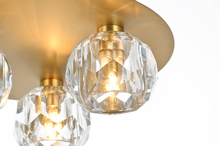 Graham 3 Light Ceiling Lamp in Gold