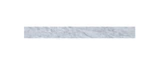 40 inch backsplash in carrara white