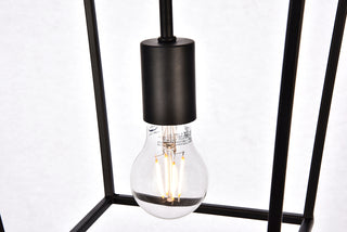 Maddox Collection Pendant D9.75 H14.5 Lt:1 Black Finish