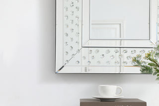 Sparkle collection crystal mirror 20 x 30 inch