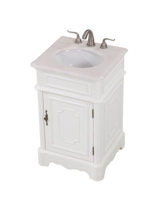 21 In. Single Bathroom Vanity Set In Antique White