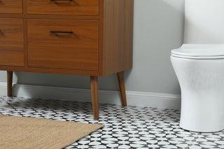 42 inch Single bathroom vanity in teak