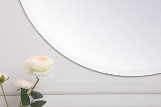 Gracin Round Mirror 28 inch in Clear