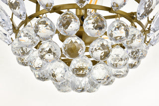 Emilia 14 inch pendant in brass