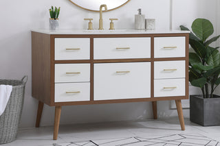 48 inch bathroom vanity in White