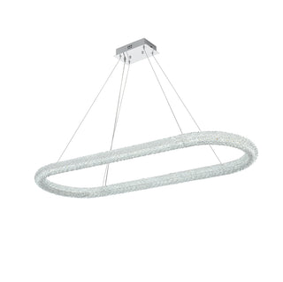 Bowen 51 inch Adjustable LED Chandelier in Chrome