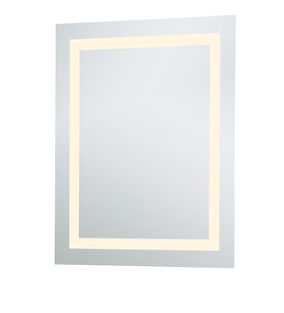 LED Hardwired Mirror Rectangle W24H30 Dimmable 3000K