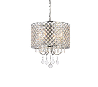 Elise 14 inch pendant in chrome