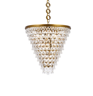 Nordic 7 lights brass chandelier