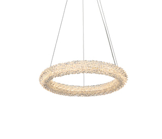 Bowen 18 inch Adjustable LED Chandelier in Satin Gold