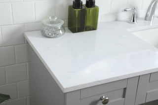 54 Inch ADA Compliant Bathroom Vanity In Grey