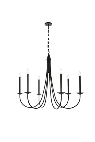 Cohen 42 inch pendant in black