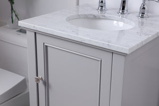 19 in. Single bathroom vanity set in Grey