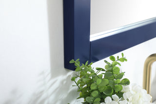 Cole vanity mirror 22 x 32 inch in blue