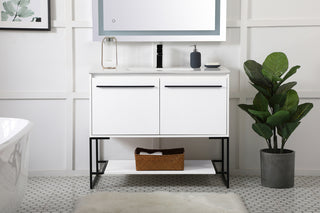 48 inch  Single Bathroom Vanity in Concrete Grey