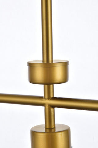 Mera 3 lights brass pendant