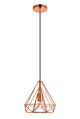 Jago Collection Pendant D9.8 H9.8 Lt:1 Copper Finish