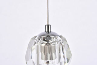 Eren 1 light Chrome pendant