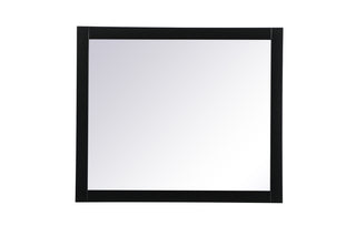 Aqua vanity mirror 42x36 inch in black