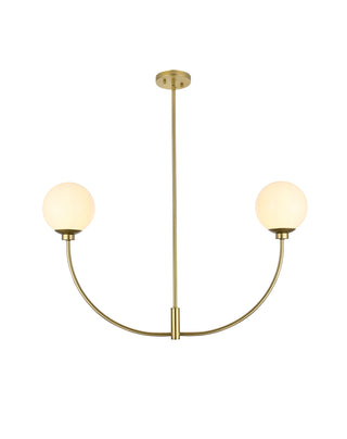 Nyomi 36 inch chandelier in Brass