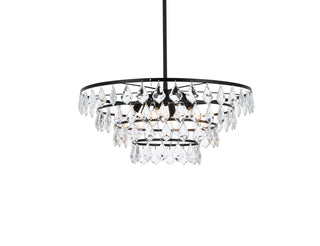 Ella 24 inch pendant in black