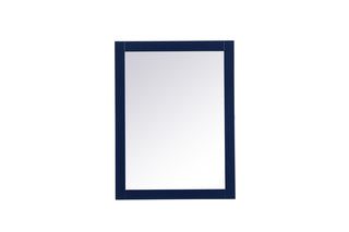 Aqua vanity mirror 24x32 inch in blue