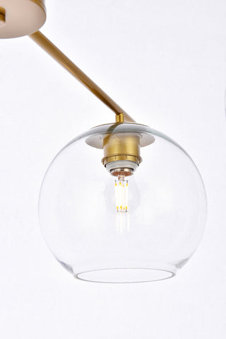 Opus 4 lights brass pendant