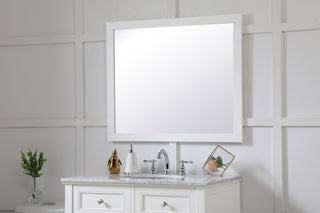 Aqua rectangle vanity mirror 30 inch in White