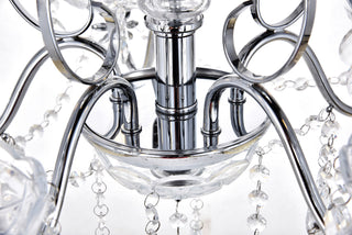 Voltaire Collection Chandelier D22 H22 Lt:5 Chrome Finish