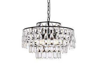 Mila 20 inch pendant in black