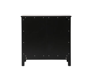 30 Inch Wide Bathroom Storage Freestanding Cabinet In Black