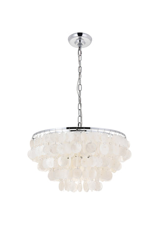 Selene 4 light Chrome Pendant