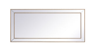 Iris beaded mirror 72 x 32 inch in antique gold