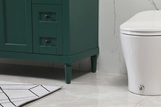 48 inch Single bathroom vanity in green