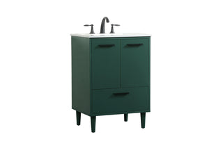 24 inch bathroom vanity in Green