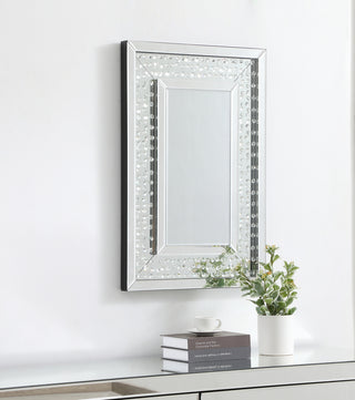 Sparkle collection crystal mirror 20 x 30 inch