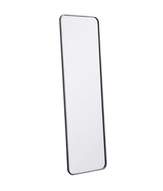 Soft corner metal rectangular mirror 18x60 inch in Silver