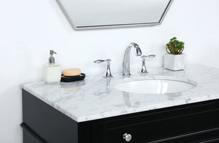 40 inch Single bathroom vanity in Black