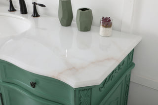 60 inch Single bathroom vanity in vintage mint