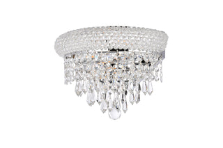 Primo 2 light Chrome Wall Sconce Clear Royal Cut Crystal