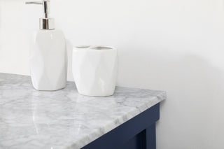 42 inch Single bathroom vanity in blue