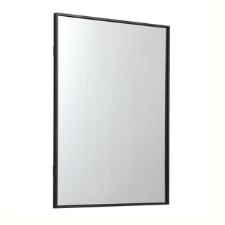 Metal frame rectangle mirror 27 inch in Black