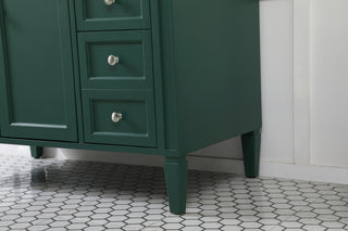 42 inch Single bathroom vanity in green