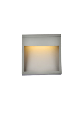 Raine Integrated LED wall sconce  in silver