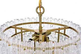 Emilia 15 inch Pendant Light in Satin Gold